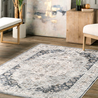 AreaRugs.com Wavaj Nwa1023A Navy Area Rug