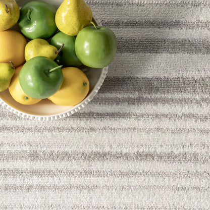 Nuloom Kiley Serene Stripes Nki2452A Gray Area Rug