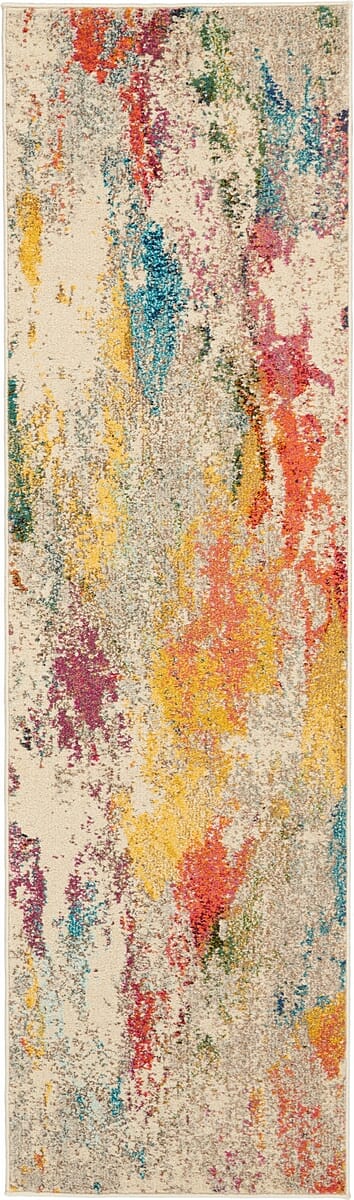 Nourison Celestial Ces12 Ivory / Multicolor Organic / Abstract Area Rug