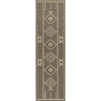 Nuloom Aria Tribal Transitional Nar1809C Charcoal Area Rug