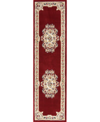 Nourison Aubusson Abs1 Red Area Rug