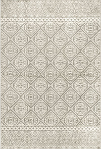 Nuloom Floral Jeanette Nfl2894A Gray Area Rug