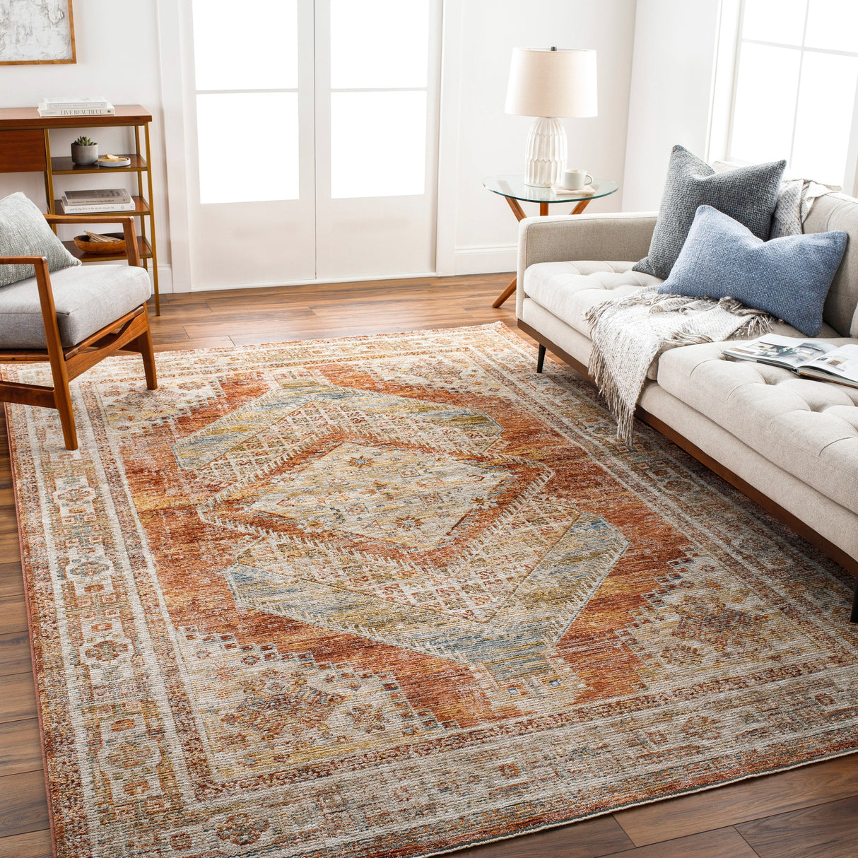 Surya Naila Ial-2304 Burgundy Rug.