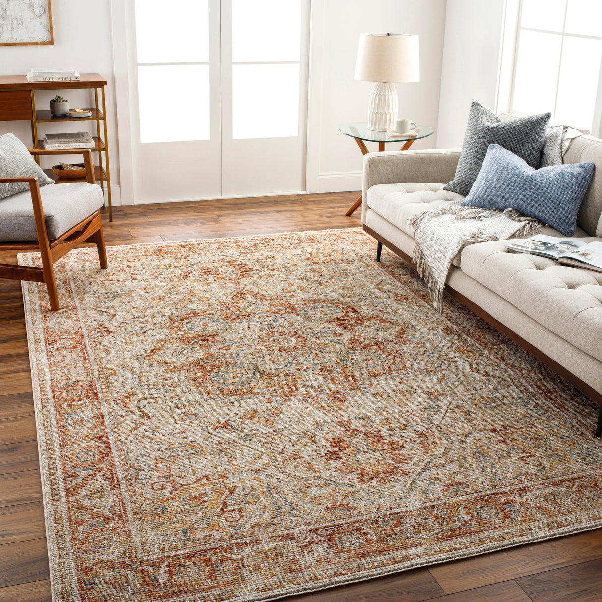 Surya Naila Ial-2318 Burgundy Rug.