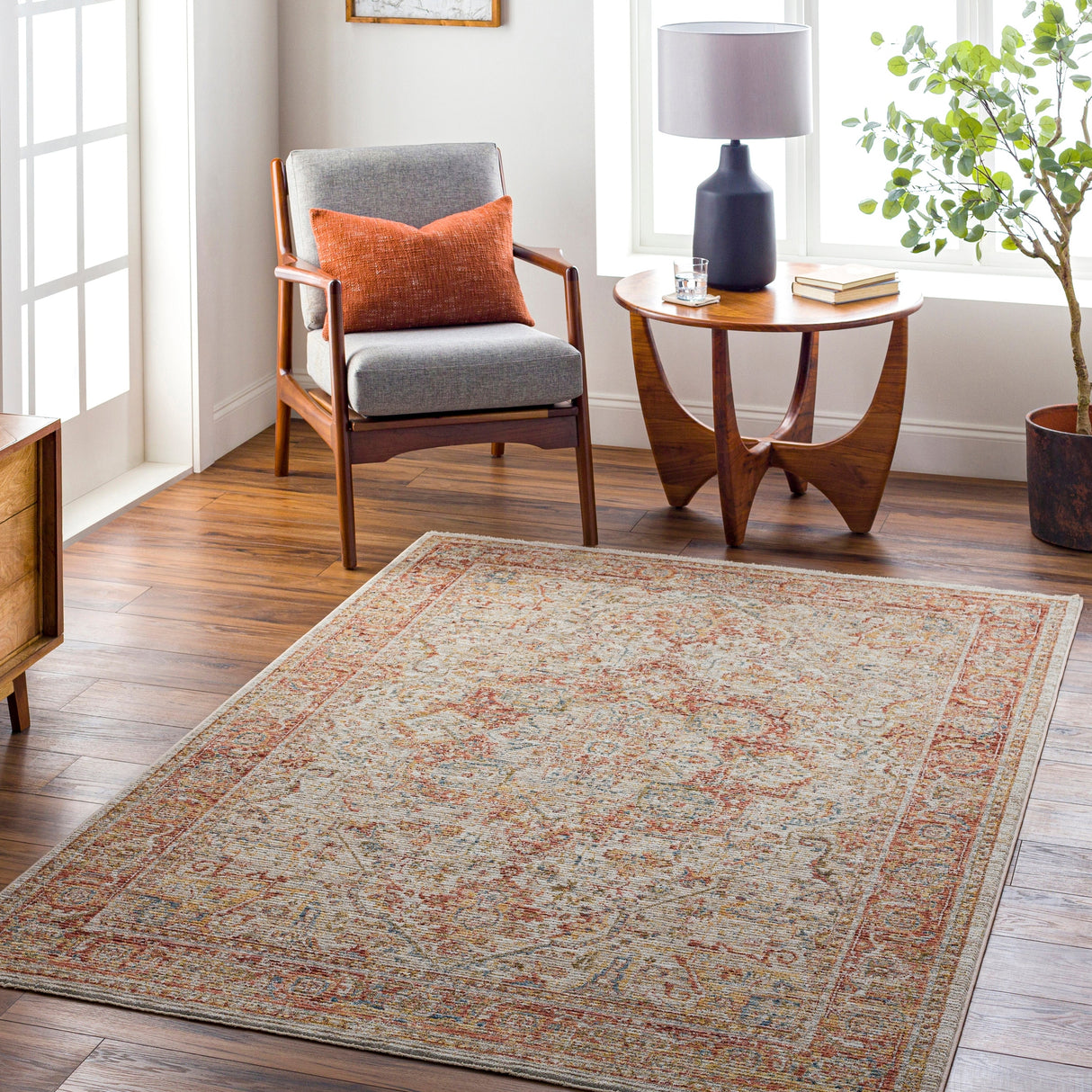 Surya Naila Ial-2318 Burgundy Rug.