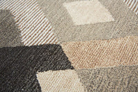 Rizzy Idyllic Id926A Natural, Tan, Brown, Dark Brown Geometric Area Rug