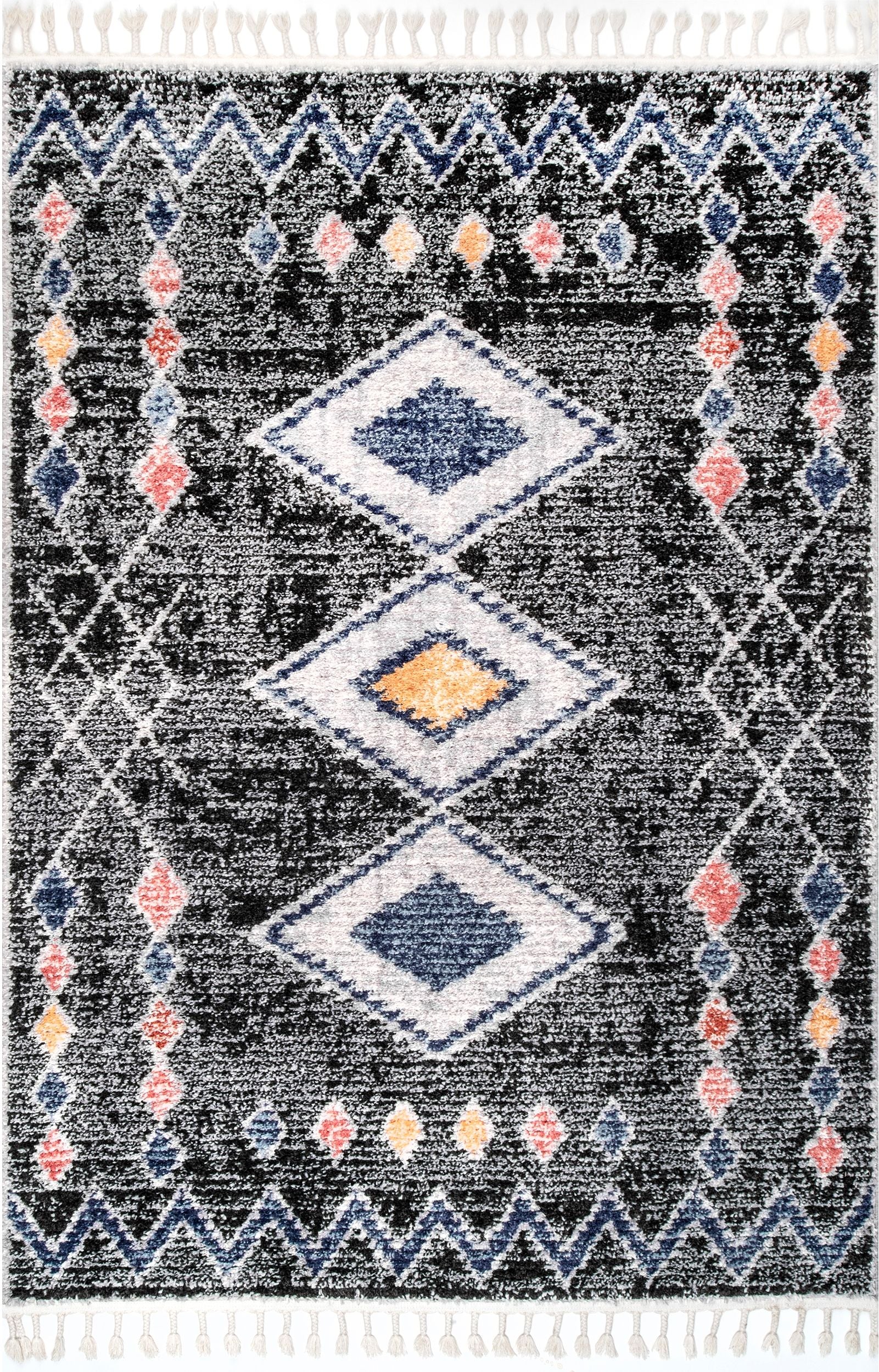 Nuloom Chetan Totemic Beacon Nch2170A Black Area Rug