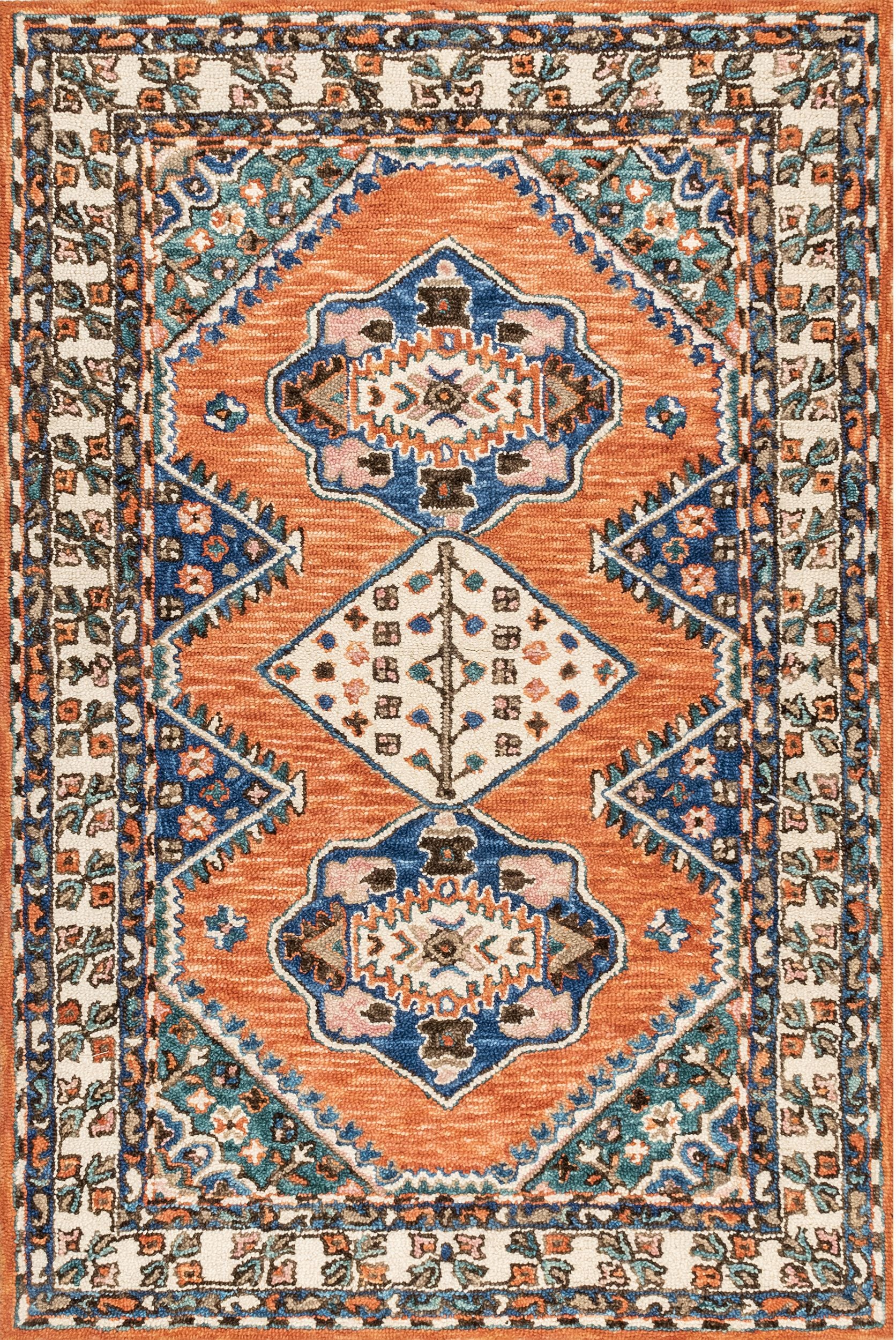 Nuloom Violet Tribal Nvi2587A Orange Area Rug