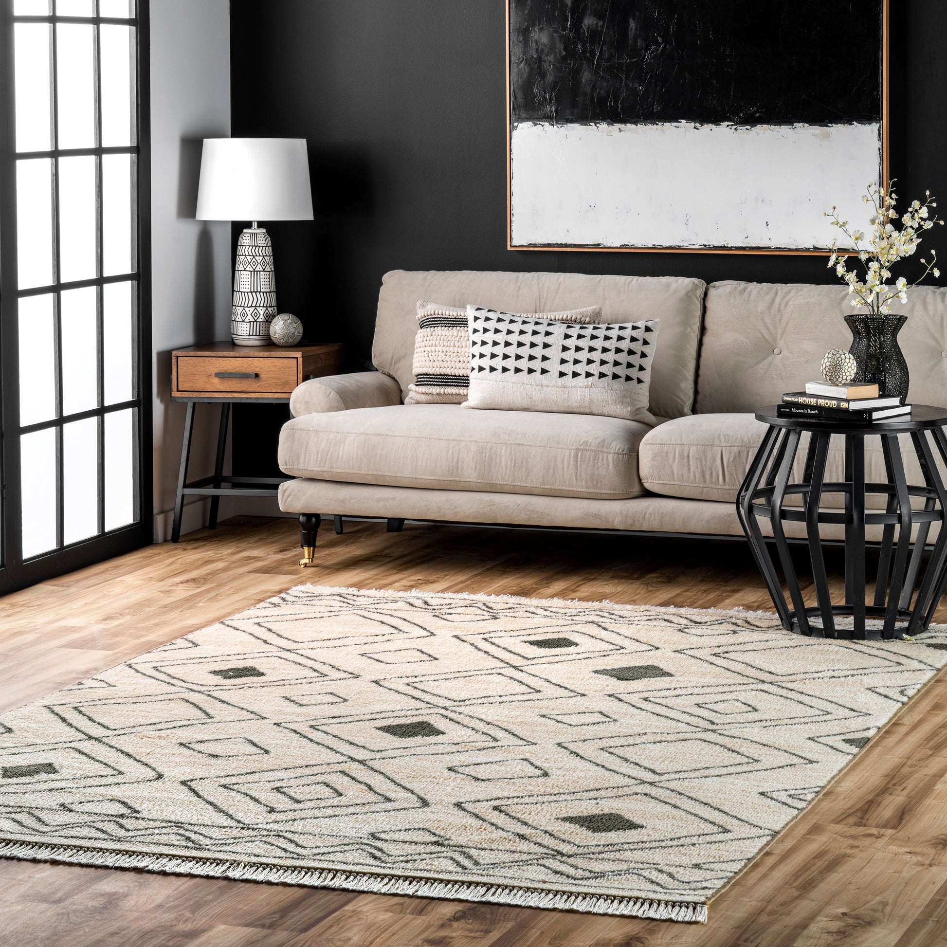 Nuloom Kenley Spotted Nke2528A Beige Area Rug