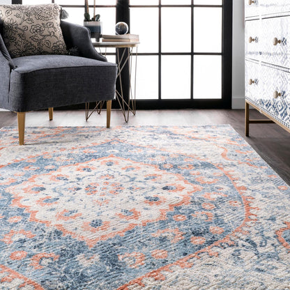 Nuloom Stevie Oriental Nst2069A Blue Area Rug