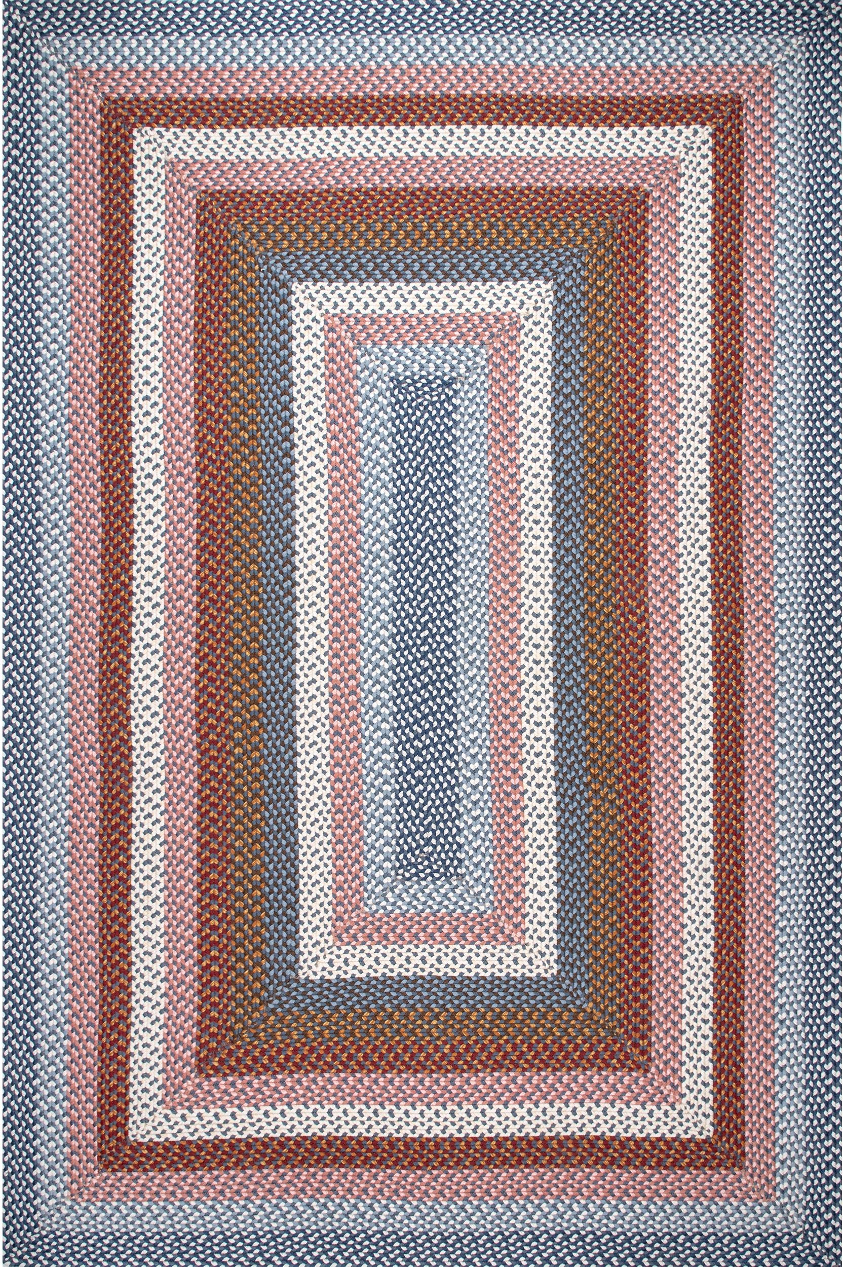 Nuloom Gwyneth Borders Ngw2003C Blue Multi Area Rug