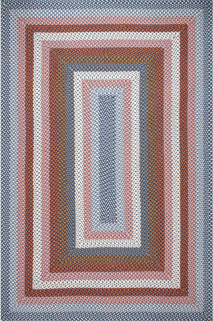 Nuloom Gwyneth Borders Ngw2003C Blue Multi Area Rug