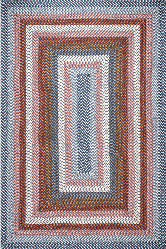 Nuloom Gwyneth Borders Ngw2003C Blue Multi Area Rug