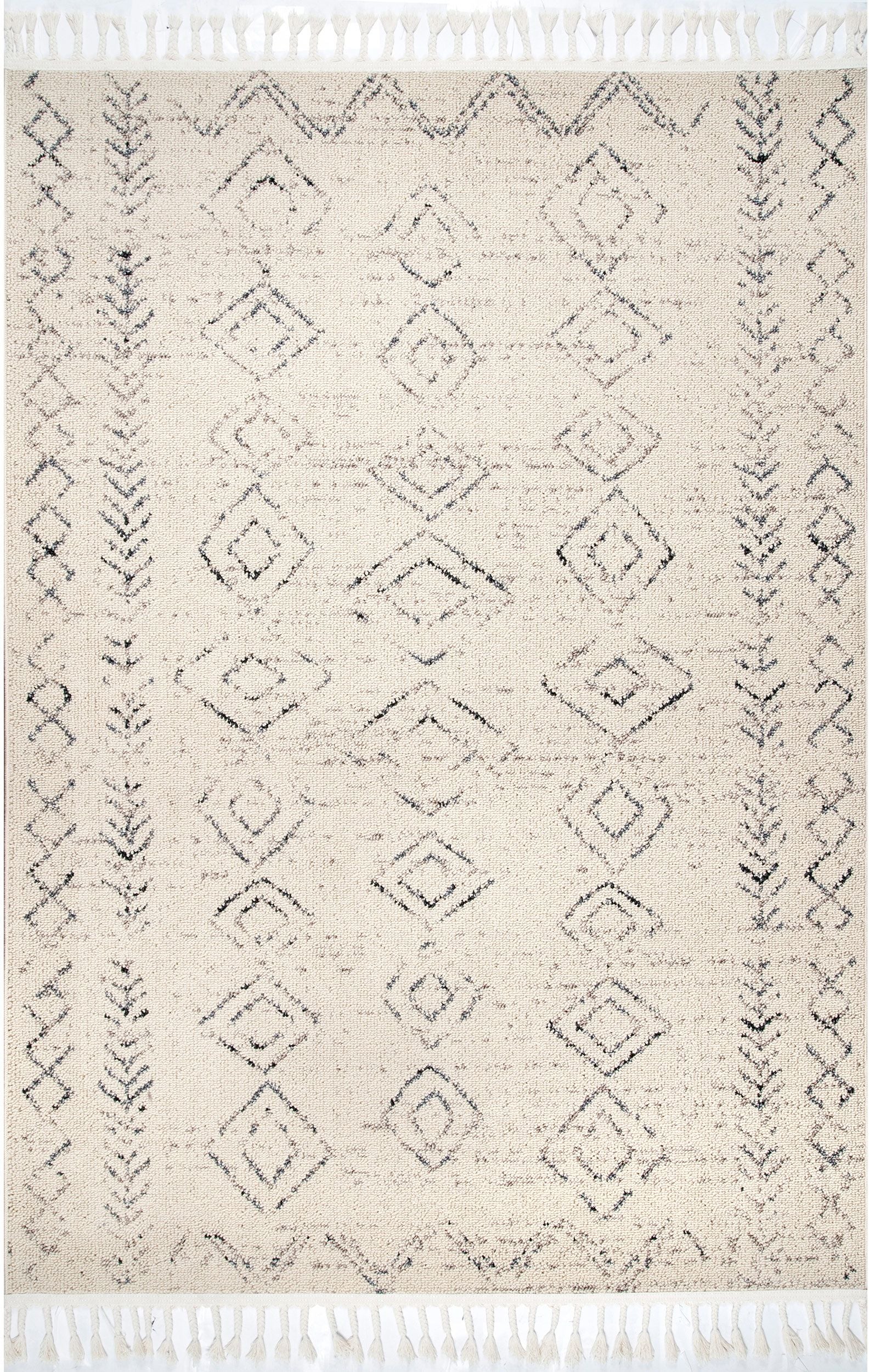 Nuloom Meredith Moroccan Nme3388A Ivory Area Rug