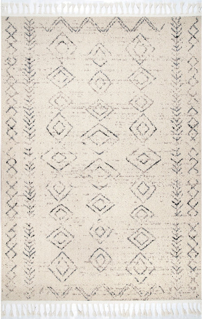 Nuloom Meredith Moroccan Nme3388A Ivory Area Rug