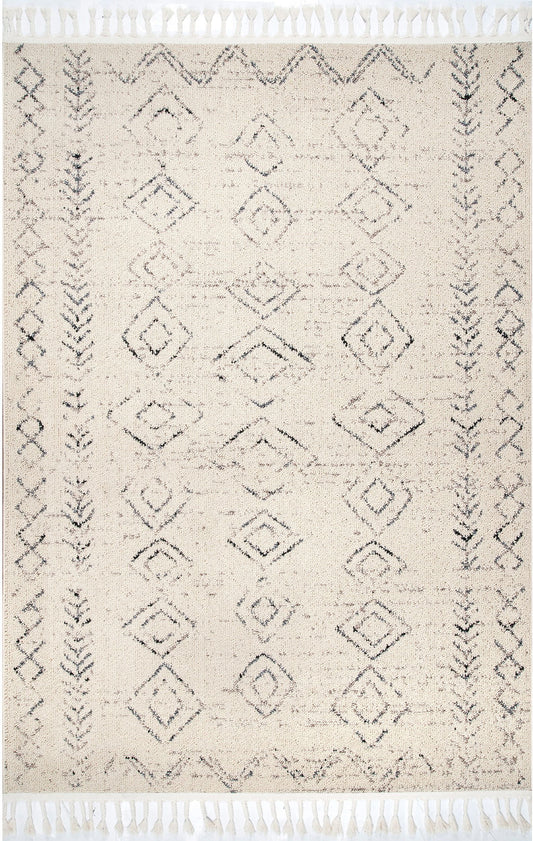 Nuloom Meredith Moroccan Nme3388A Ivory Area Rug