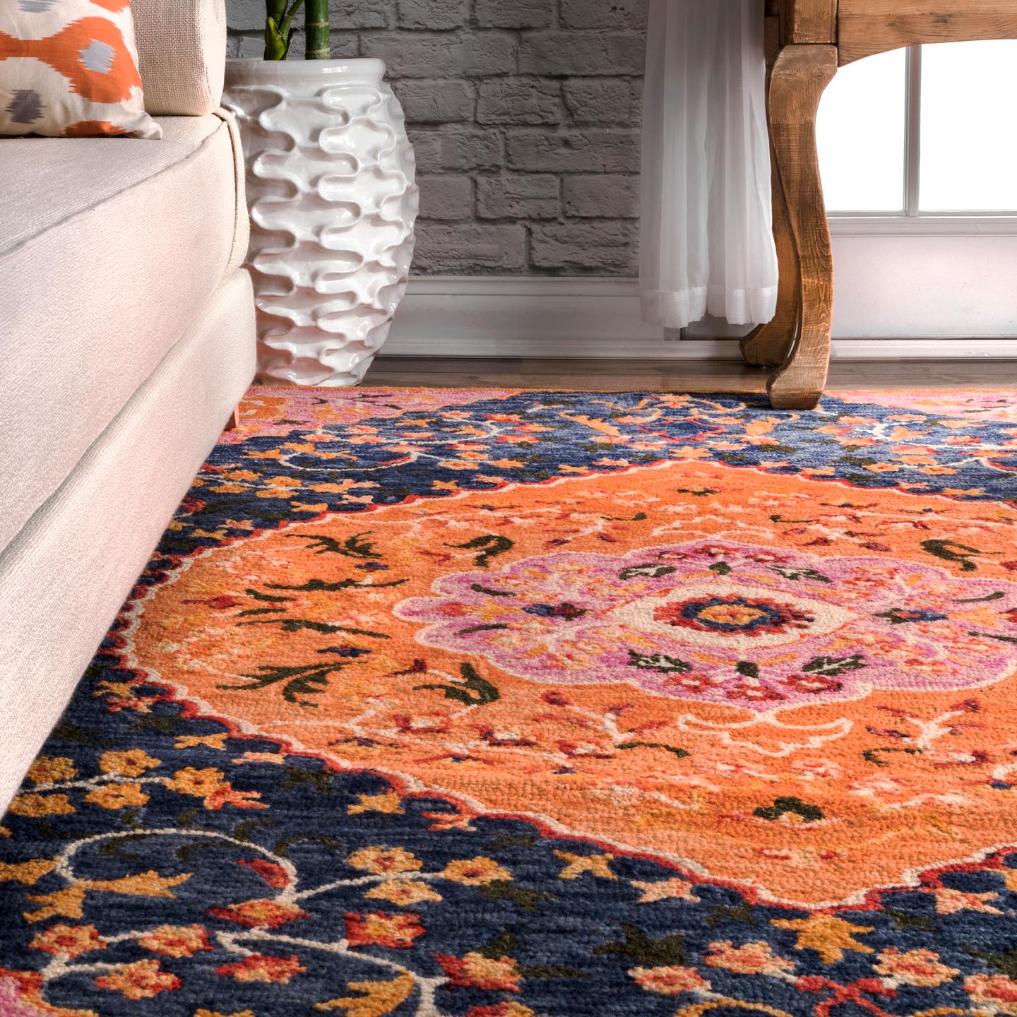 Nuloom Serafina Bohemian Nse3065A Orange Area Rug