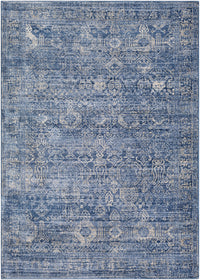 Surya Indigo Igo-2300 Navy, Bright Blue, Medium Gray, Tan Area Rug