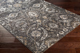 Surya Indigo Igo-2317 Black, Charcoal, Tan, Beige Rugs.