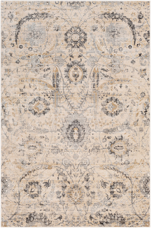 Surya Indigo Igo-2319 Charcoal, Beige, Black, Medium Gray Rugs.