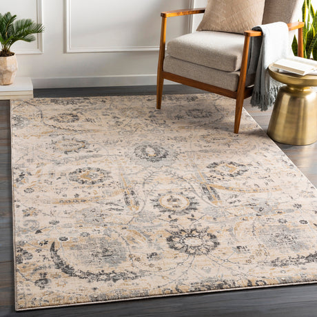 Surya Indigo Igo-2319 Charcoal, Beige, Black, Medium Gray Rugs.