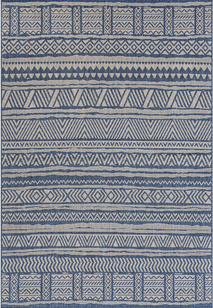 Nuloom Abbey Tribal Nab1799C Blue Area Rug