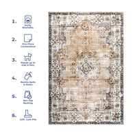 AreaRugs.com Wavaj Nwa1183B Light Pink Area Rug