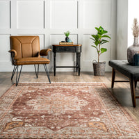 Nuloom Lorena Hand Nlo3415A Rust Area Rug