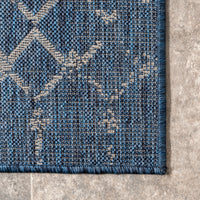 Nuloom Grayson Moroccan Trellis Ngr1793B Blue Area Rug