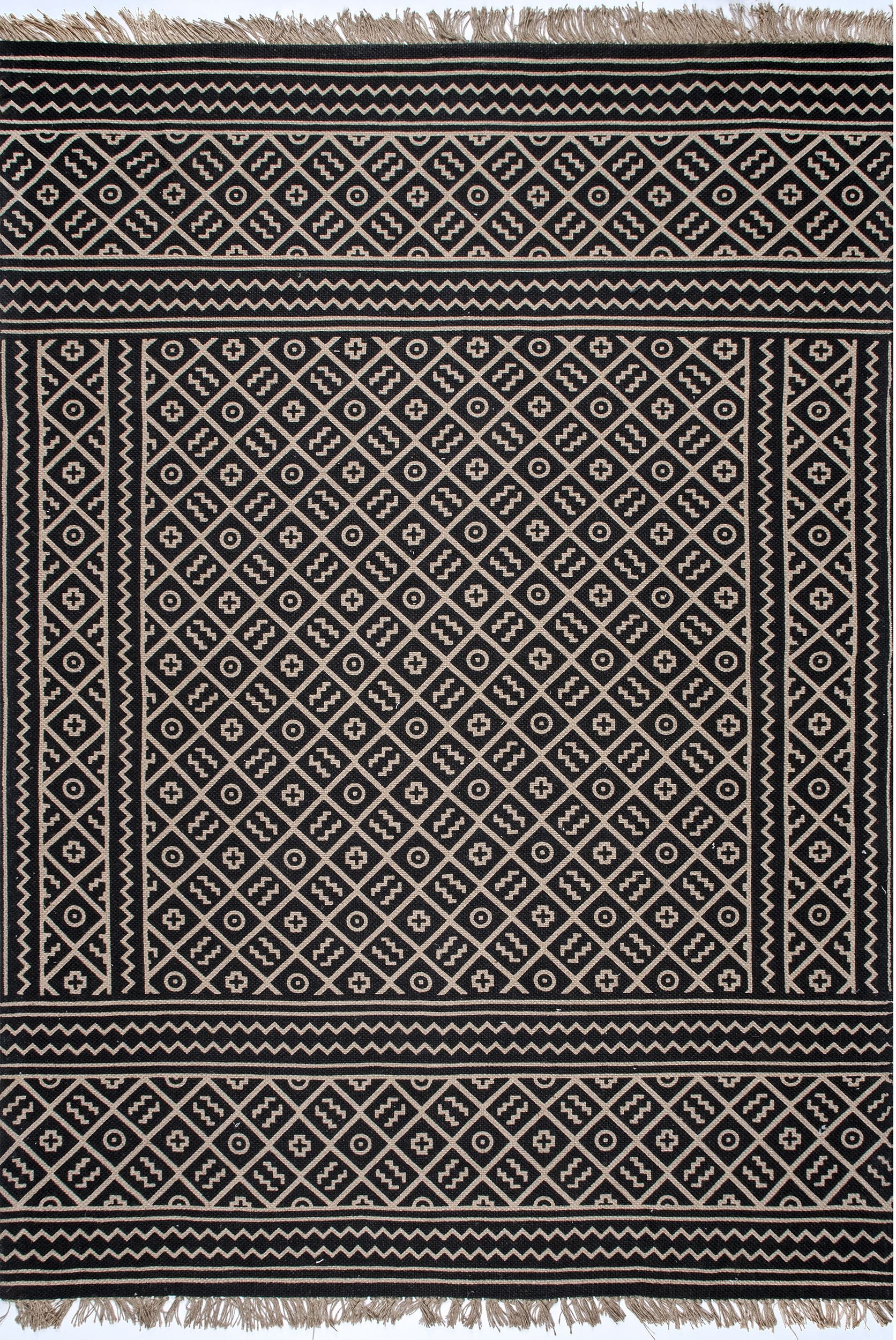 Nuloom Dasha Jute Nda3418A Black Area Rug