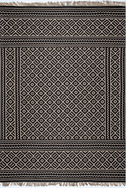 Nuloom Dasha Jute Nda3418A Black Area Rug