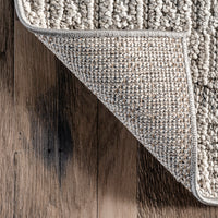 Nuloom Teagan Textured Nte2908A Gray Area Rug