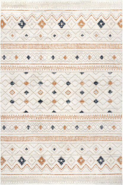 Nuloom Sevanna Tribal Trellis Nse1725A Beige Area Rug