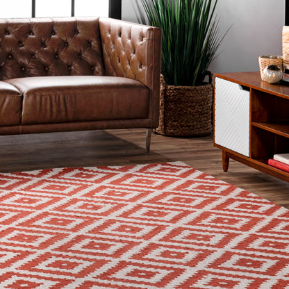 Nuloom Kellee Nke2745G Rust Area Rug