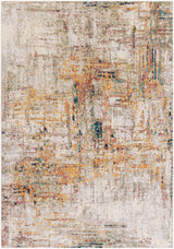Surya Illusions Ils-2300 Cream, Light Gray, Medium Gray, Saffron Rugs.