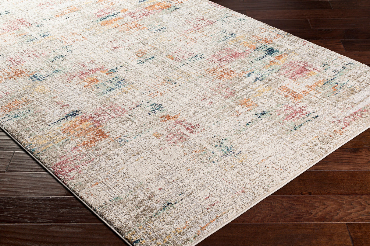 Surya Illusions Ils-2303 Cream, Light Gray, Medium Gray, Saffron Rugs.