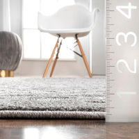 Nuloom Cadence Floral Nca1337B Gray Area Rug