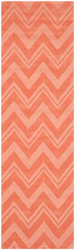 Safavieh Impressions Im398A Peach Chevron Area Rug