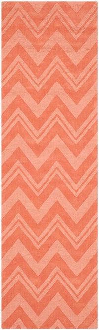 Safavieh Impressions Im398A Peach Chevron Area Rug