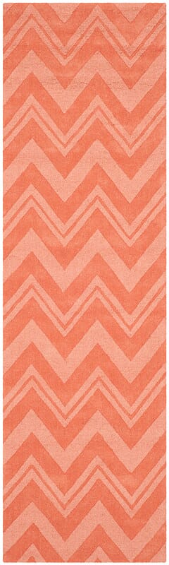 Safavieh Impressions Im398A Peach Chevron Area Rug