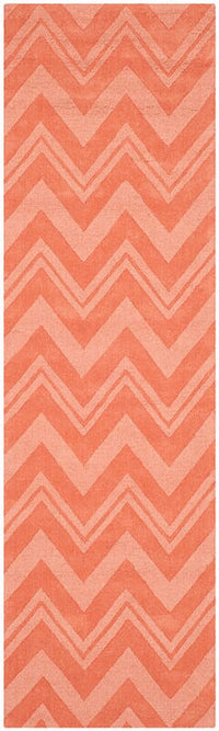 Safavieh Impressions Im398A Peach Chevron Area Rug