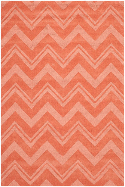 Safavieh Impressions Im398A Rust Chevron Area Rug