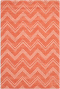 Safavieh Impressions Im398A Rust Chevron Area Rug