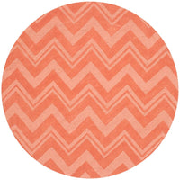 Safavieh Impressions Im398A Peach Chevron Area Rug