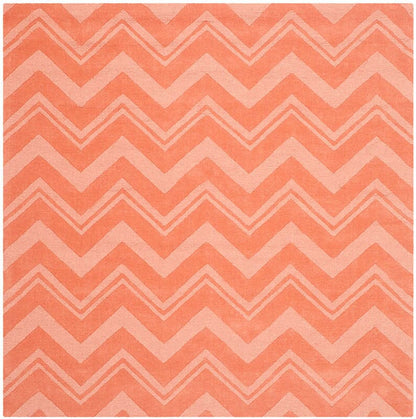 Safavieh Impressions Im398A Peach Chevron Area Rug