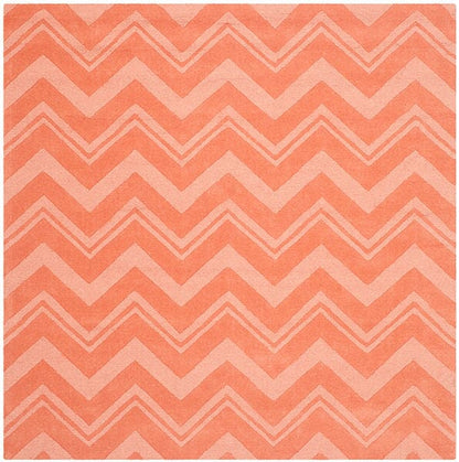 Safavieh Impressions Im398A Peach Chevron Area Rug