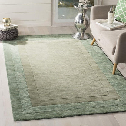 Safavieh Impressions Im821D Green / Beige Bordered Area Rug