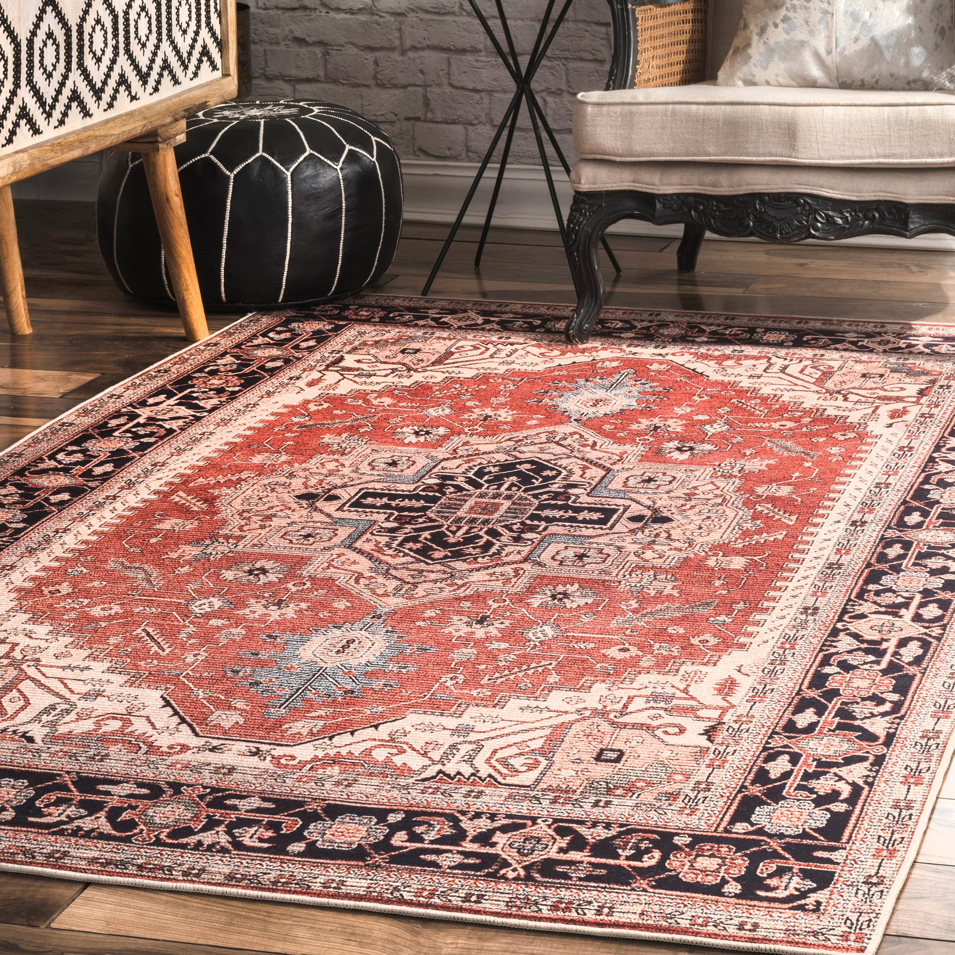 Nuloom Johanna Njo1584A Red Area Rug