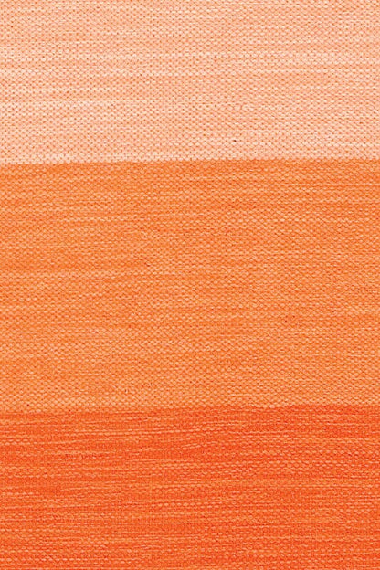 Chandra India Ind1 Orange Striped Area Rug