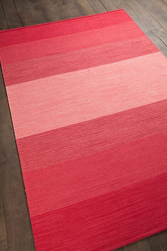 Chandra India Ind3 Red Striped Area Rug